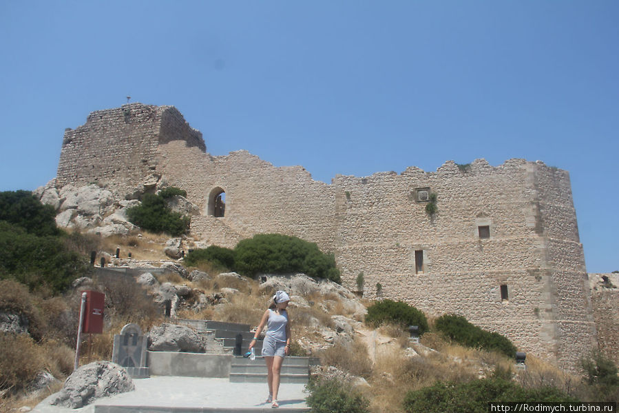 Крепость иоаннитов Критиния Остров Родос, Греция