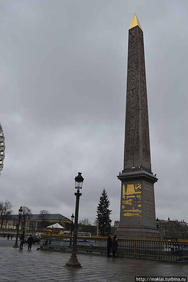 Египетский обелиск. Париж, Франция