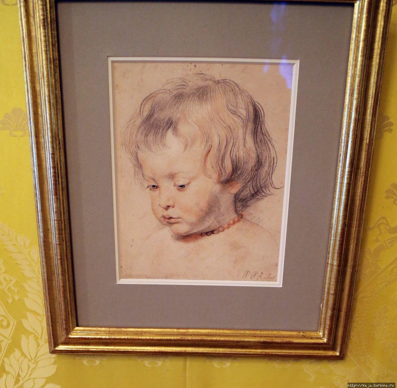 Сын художника Николас Рубенс в маленьком возросте Вена, Австрия