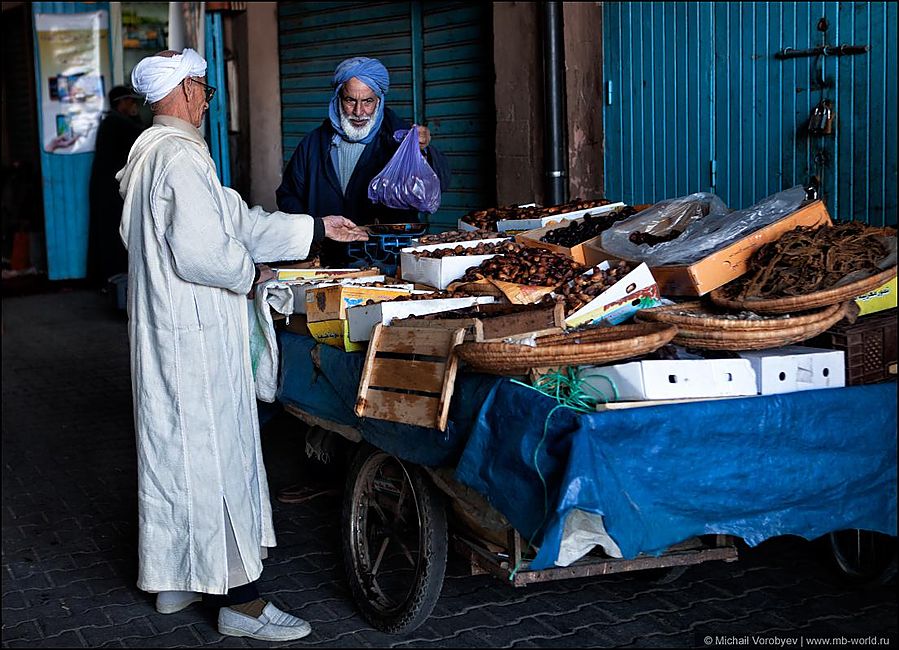 Уличный рынок Тарудан, Марокко