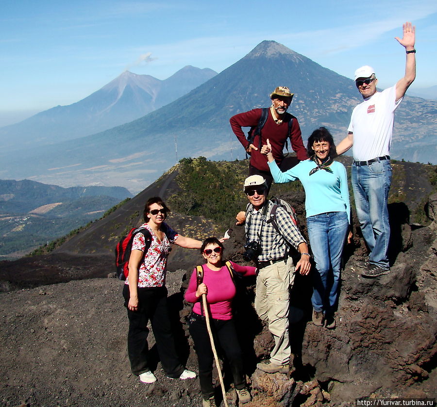 Дыхание вулкана Пакайя Антигуа, Гватемала