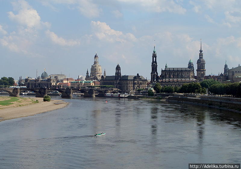 Прогулка по центру прекрасного Дрездена Дрезден, Германия
