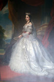 Супруга Максимилиана Шарлотта Бельгийская,дочь Бельгийского короля Леопольда первого
