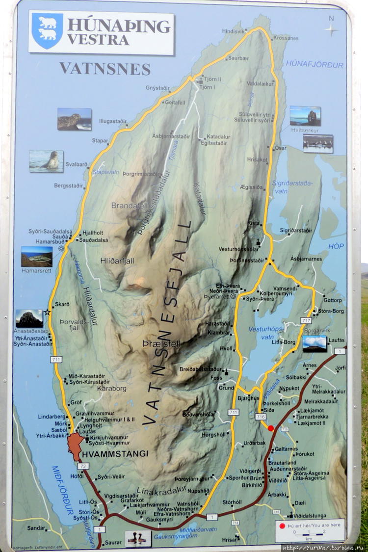 Карта достопримечательнос