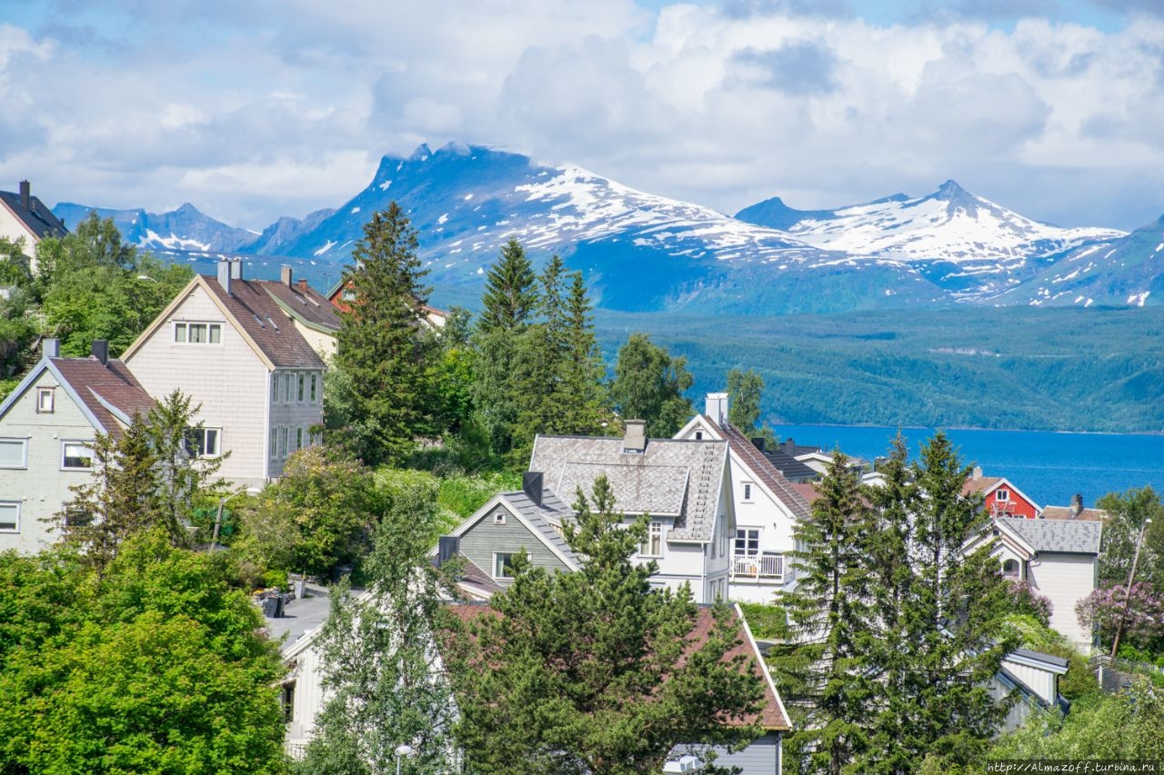 Нарвик — крайняя точка железнодорожной линии Мальмбанан Нарвик, Норвегия