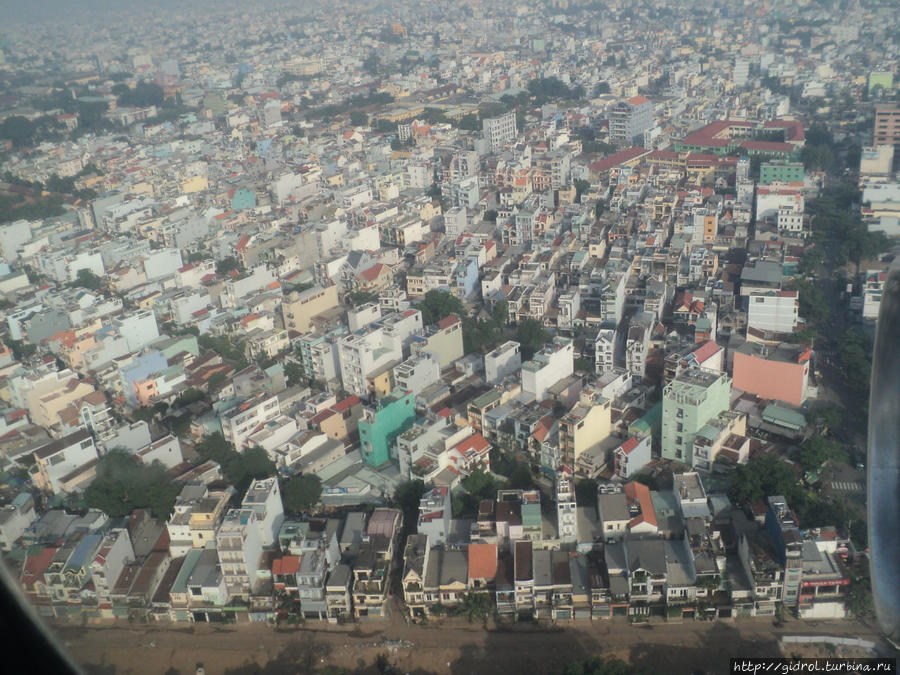 Жилые кварталы города. Вьетнам