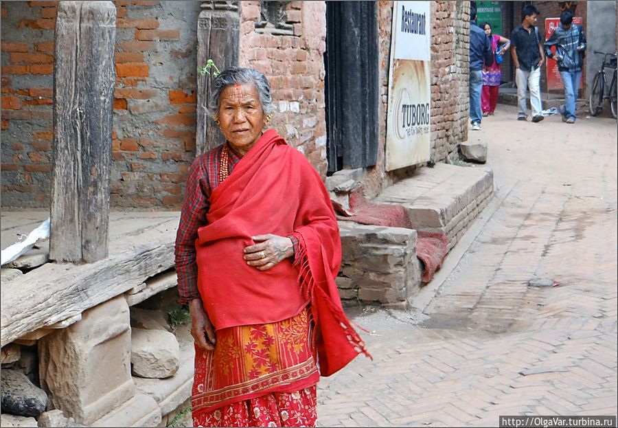 Пожилая женщина народности невари Зона Багмати, Непал