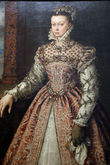 Алонсо Санчес Коэло. Эрцгерцогиня Анна Австрийская, жена короля Испании Филиппа второго