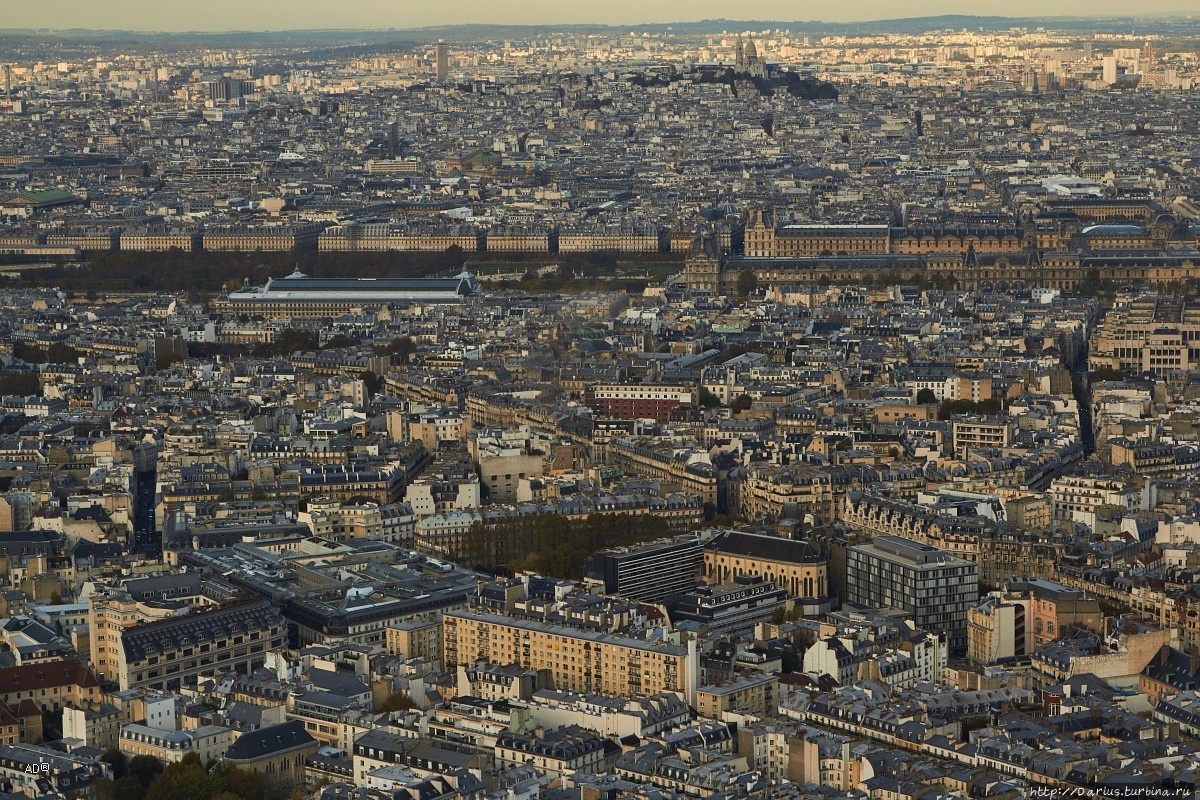 Париж 2018 — Виды с башни Монпарнас, общие виды Париж, Франция