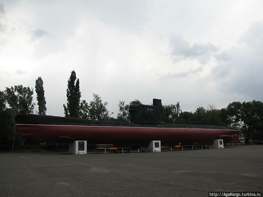Парк победы.Подводная лодка Малютка Одесса, Украина