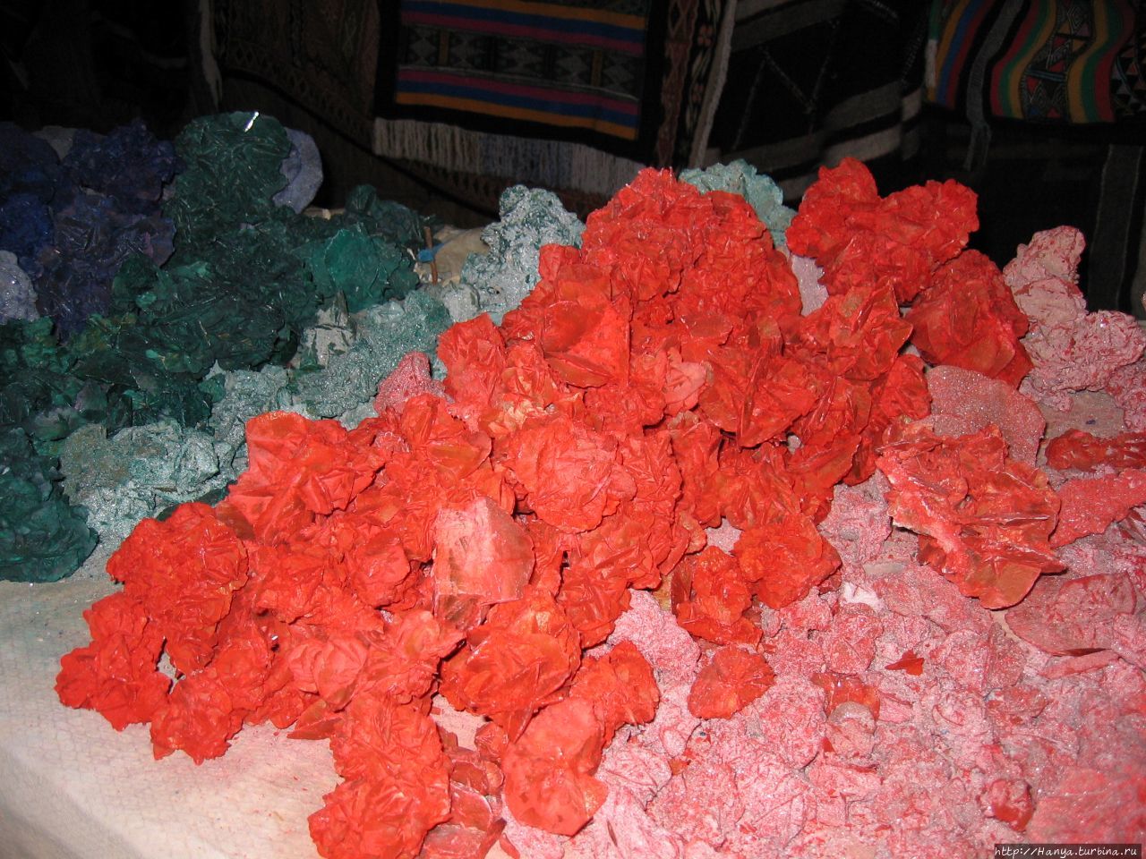 Цветная соль пустыни Сусс, Тунис