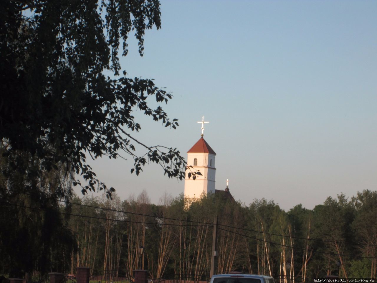 Поездка в Заславль вечером Заславль, Беларусь