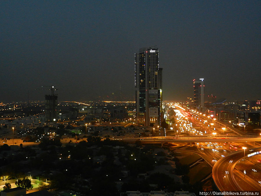 Вид из нашего номера Дубай, ОАЭ