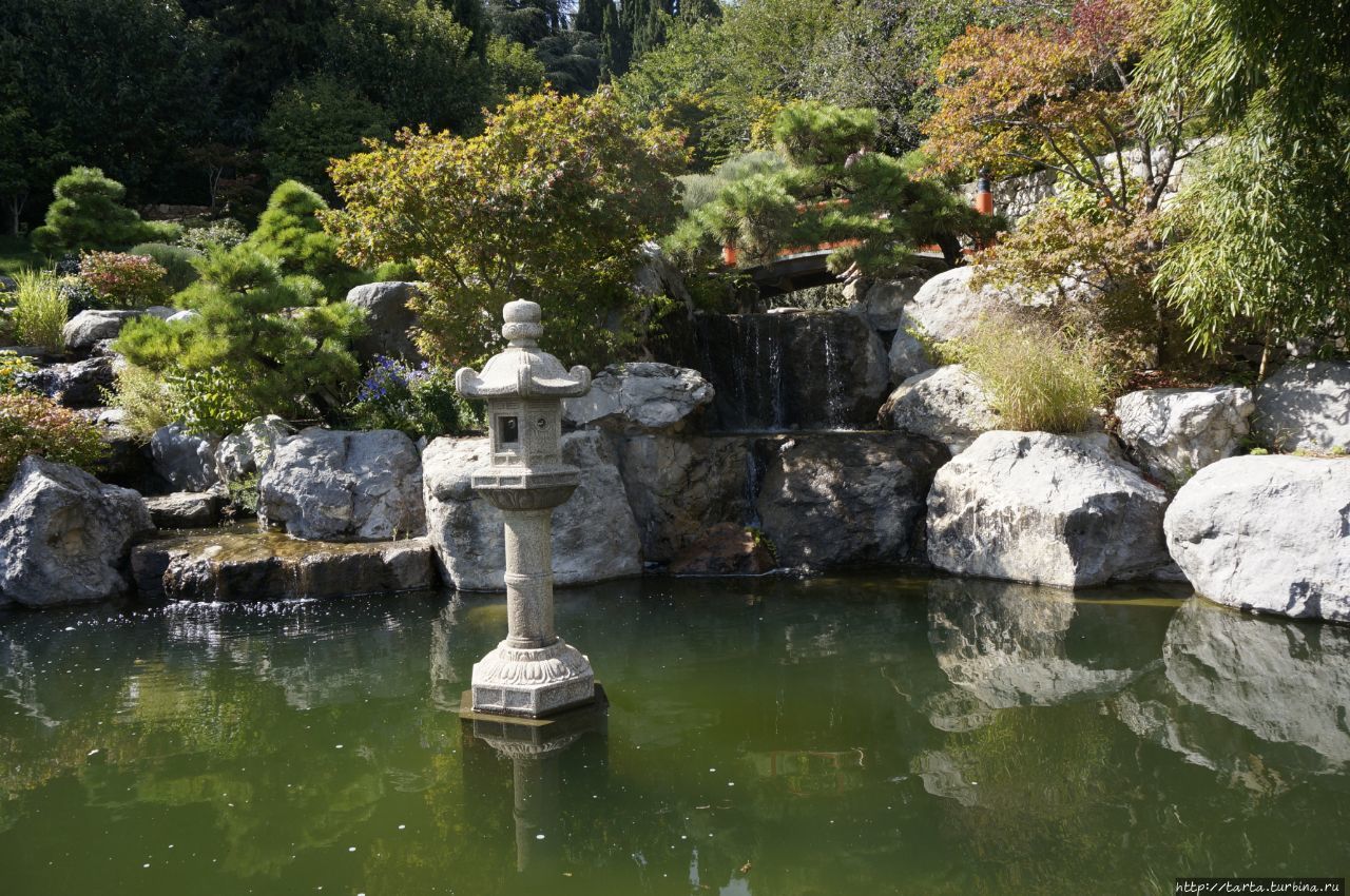 Японский сад в Партените
