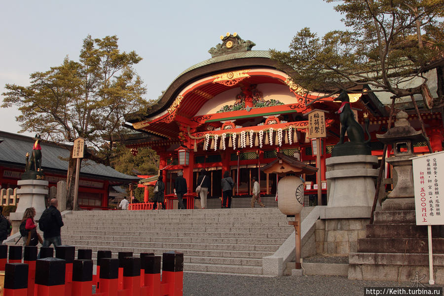 Киото. Fushimi Inari Shrine Киото, Япония