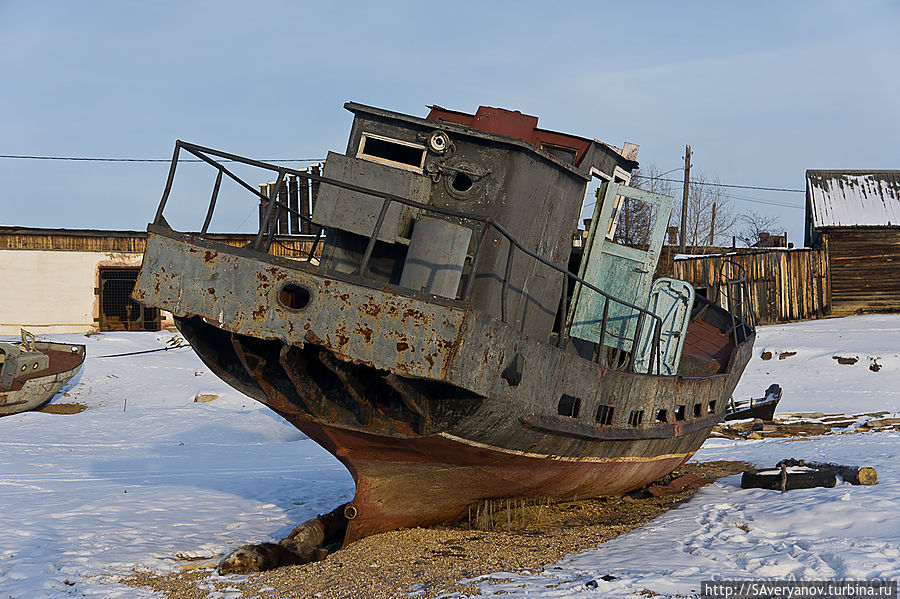 Посёлок Хужир на острове Ольхон Хужир, остров Ольхон, Россия