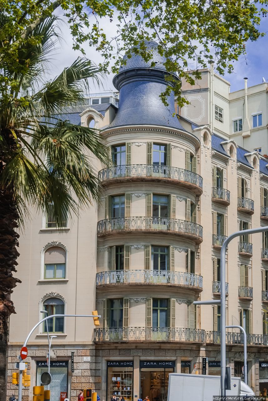 Проспект Диагональ в Барселоне Барселона, Испания