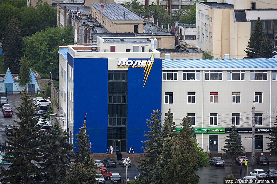 Вид на Челябинск с крыши главного корпуса ЮУрГУ Челябинск, Россия