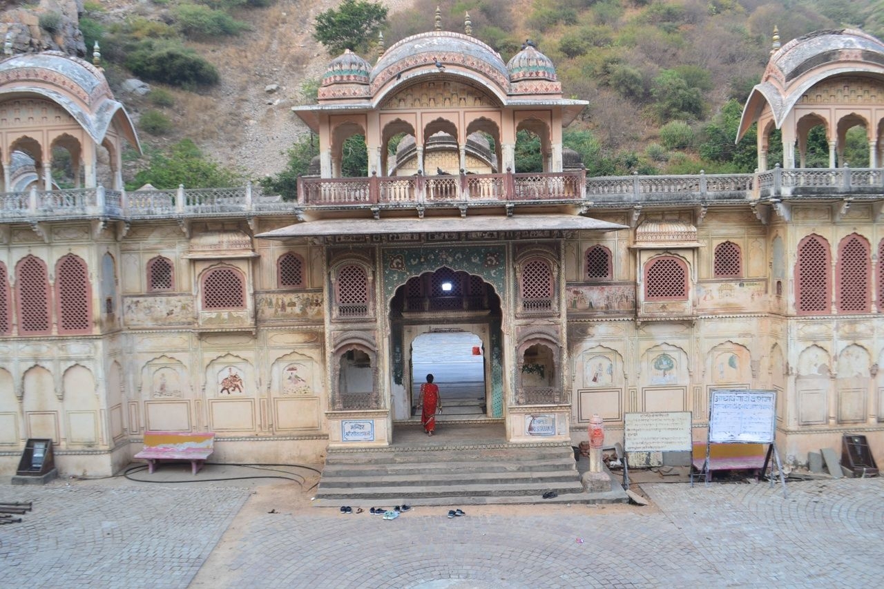 Храм обезьян Джайпур, Индия
