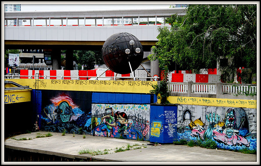 Граффитоведческая набережная Куала-Лумпур, Малайзия