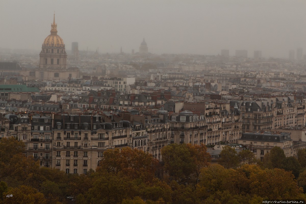 Париж — Виды с Эйфелевой башни (1-й этаж) Париж, Франция