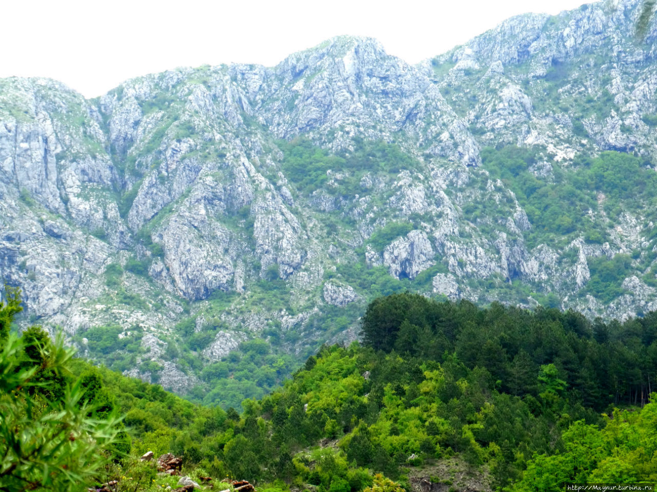 Черногорская приморская  горная тропа. Поиск начала тропы...