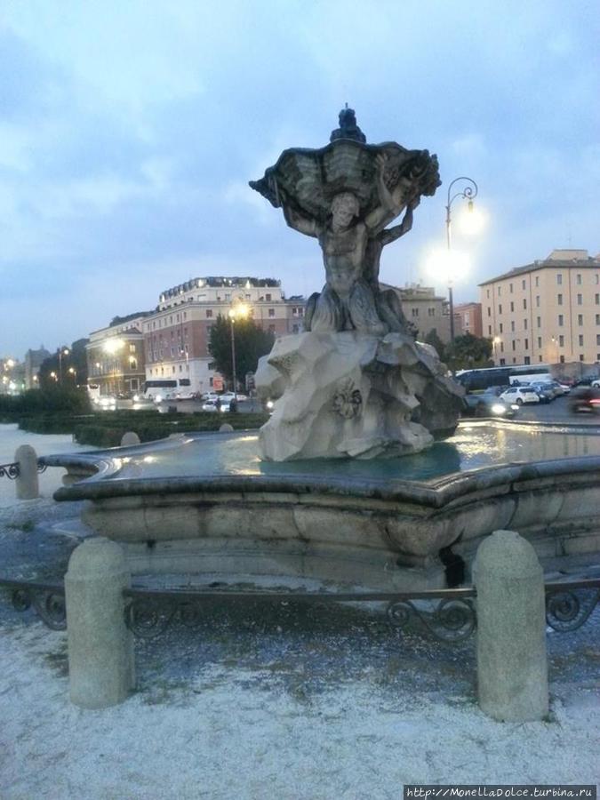Античные  Римские фонтаны Рим, Италия