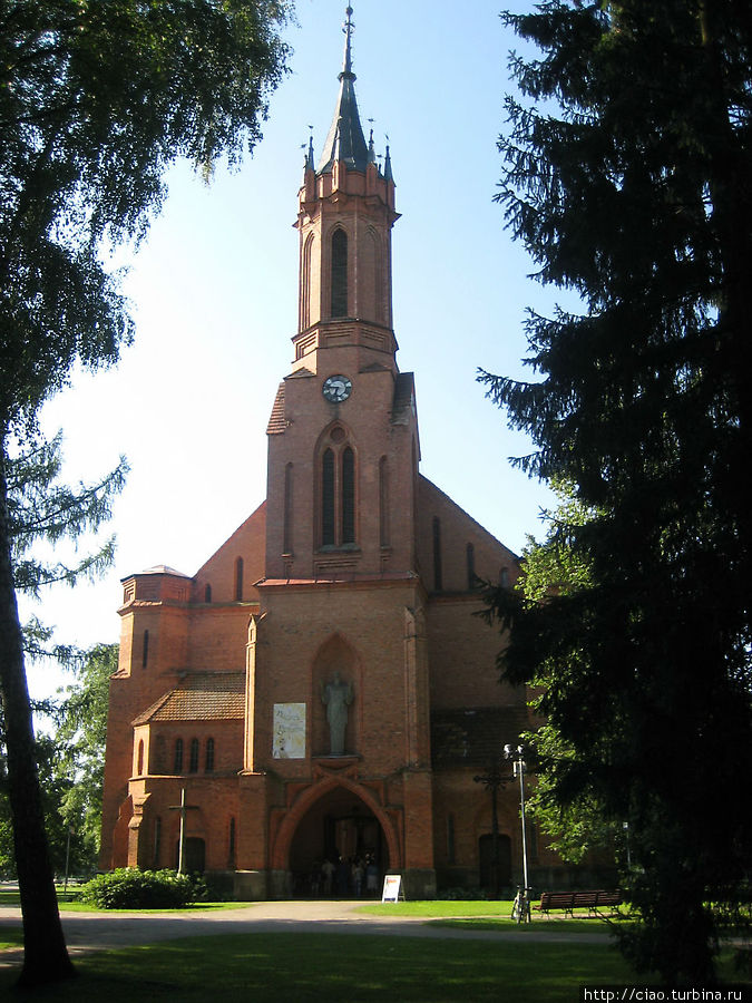 Главный костел города — Пресвятой Девы Марии. Друскининкай, Литва