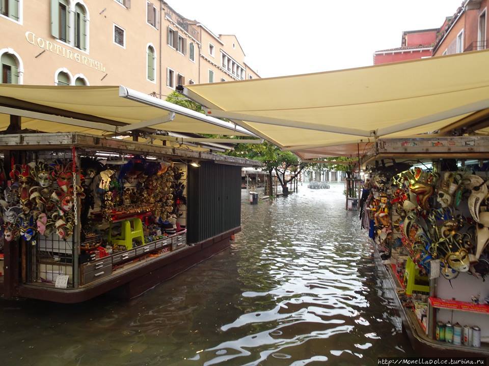 Acqua alta в Венеции в районе San Marco (29 октября) Венеция, Италия