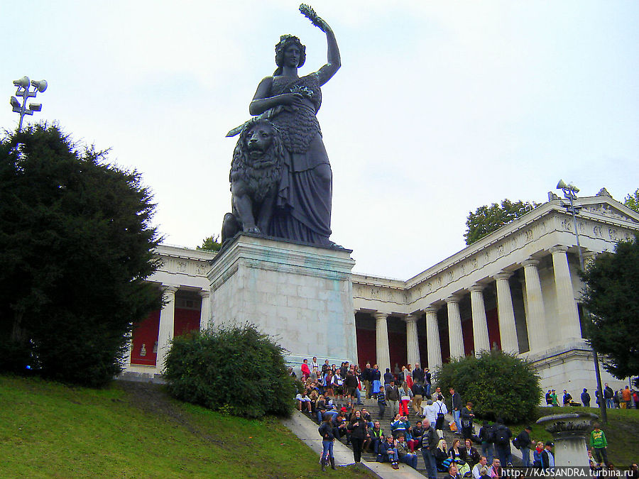 Статуя Баварии Мюнхен, Германия