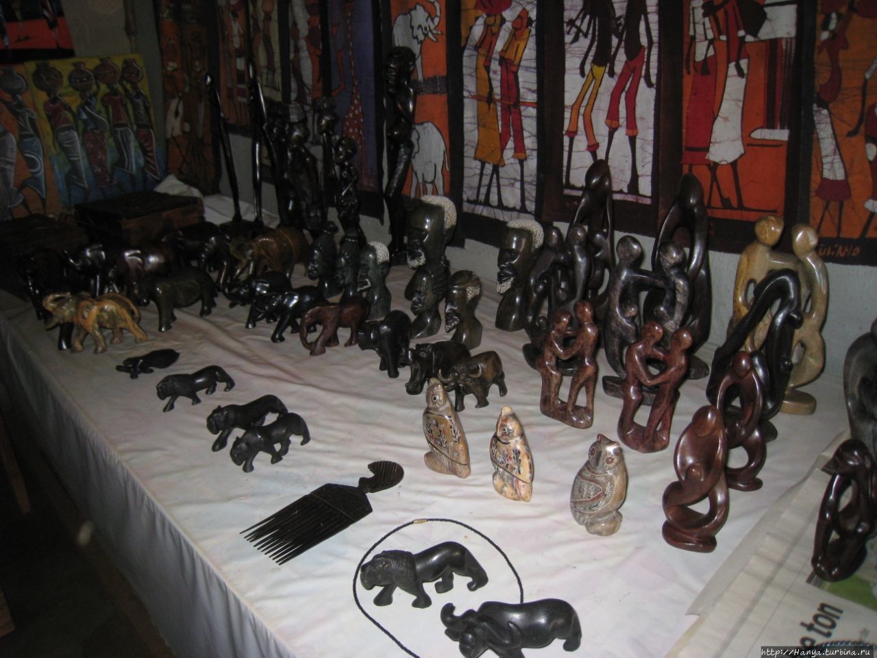 Рынок народных промыслов в Эзулвини Лобамба, Свазиленд