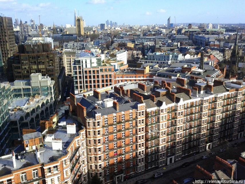 Вид с Вестминстерского собора Лондон, Великобритания