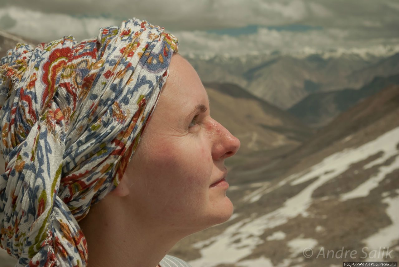 На высокогорном перевале Лех, Индия