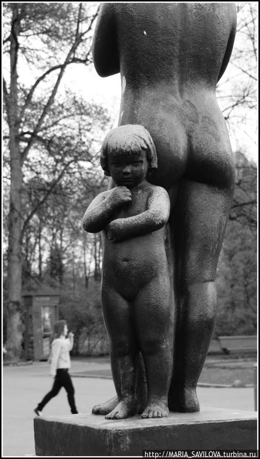 в Парке скульптур Вигеланда Осло, Норвегия