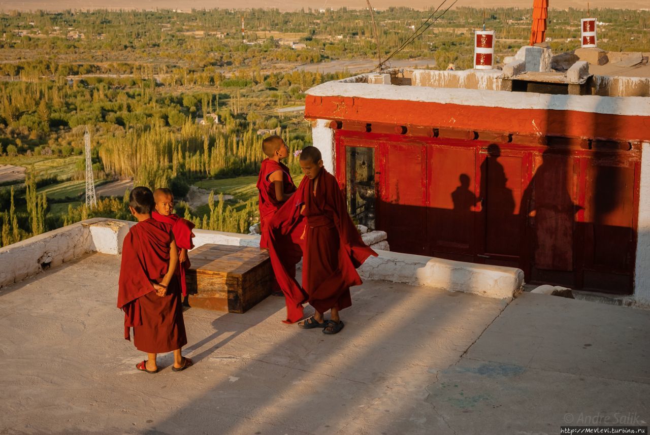 Древний монастырьТикси (Thiksey Gompa)   в Ладакх, Индия Лех, Индия