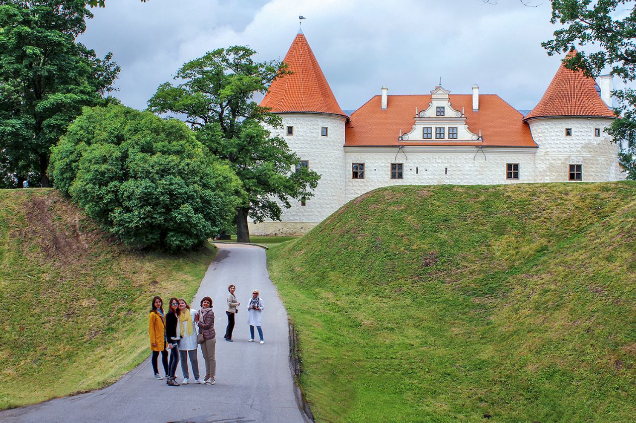 Бауский замок Бауска, Латвия