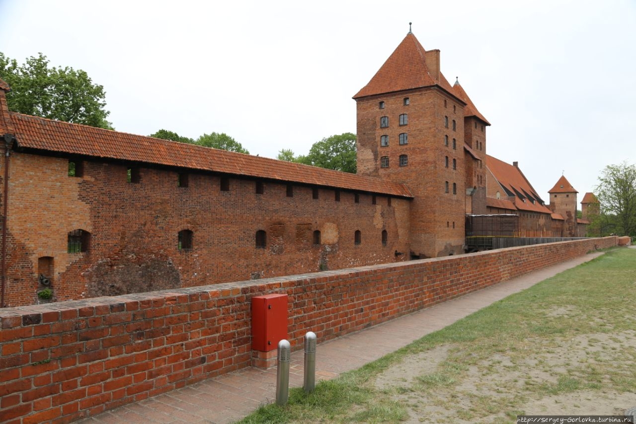 Столица  тевтонских  рыцарей Мальборк, Польша