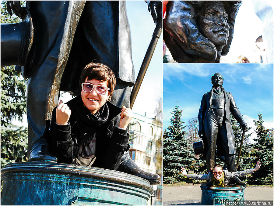 памятник Карлу Фуксу, врачу, натуралисту, историку Казань, Россия