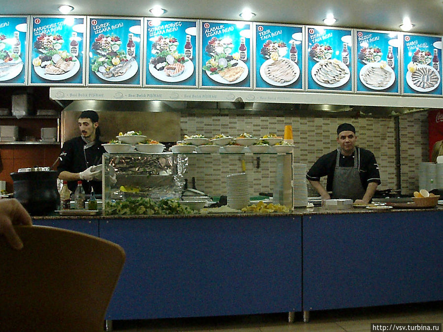 Анкара. В рыбном ресторане. Июнь 2012г. Анкара, Турция
