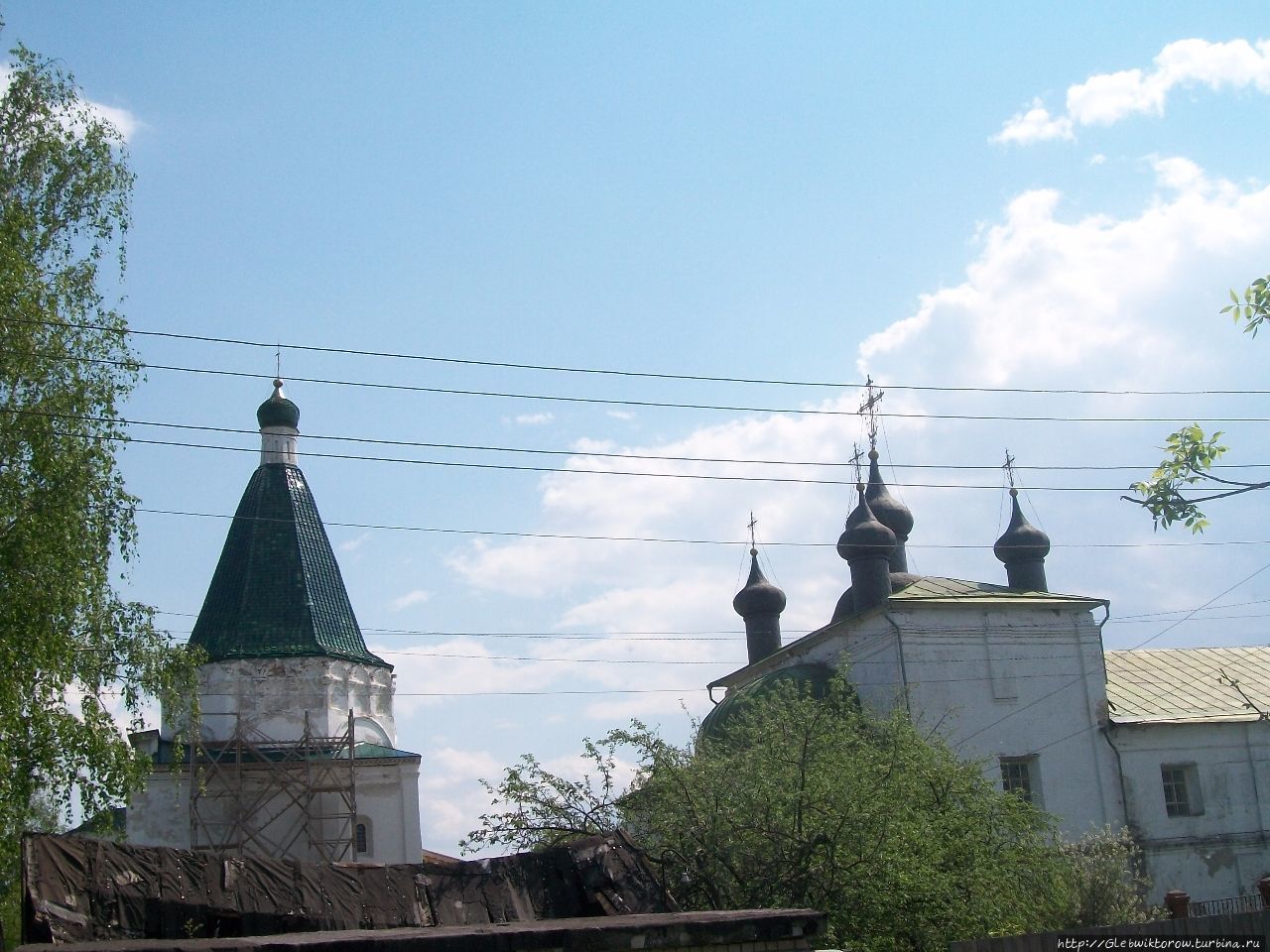 Колоритный город на берегу Волги Балахна, Россия