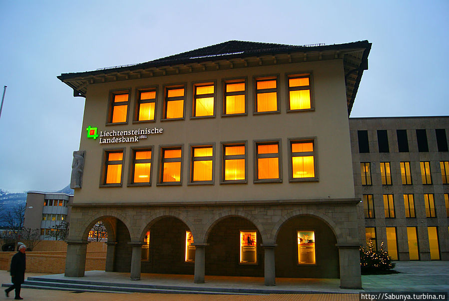 Liectensteinische Landesbank. Банк, входящий в число десяти самых ценных брендов на банковском рынке Швейцарии. Вадуц, Лихтенштейн