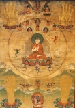 Восьмой Кармапа Микьо Дордже (1507 — 1554) был плодовитым и влиятельным религиозным лидером. Его собрание сочинений, насчитывающее более тридцати томов, все еще используется сегодня, особенно «Четыре гуру-йоги». Он также сыграл важную роль в создании стиля тибетской живописи Карма Гадри.
