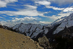 выходим на перевал Yamda3920м