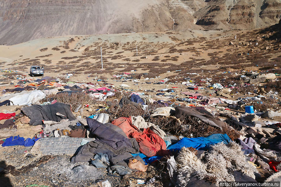 Ступня покойника и одежда мёртвых Тибет, Китай