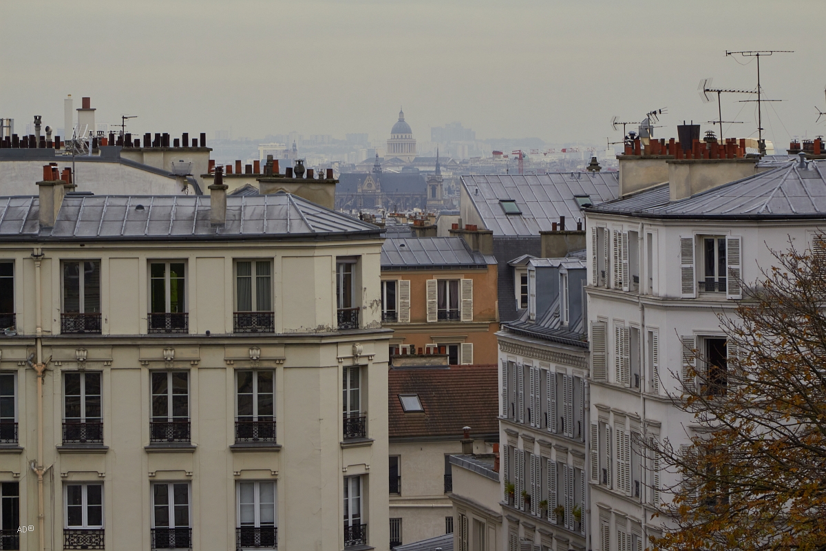 Париж — Виды с Монмартра Париж, Франция