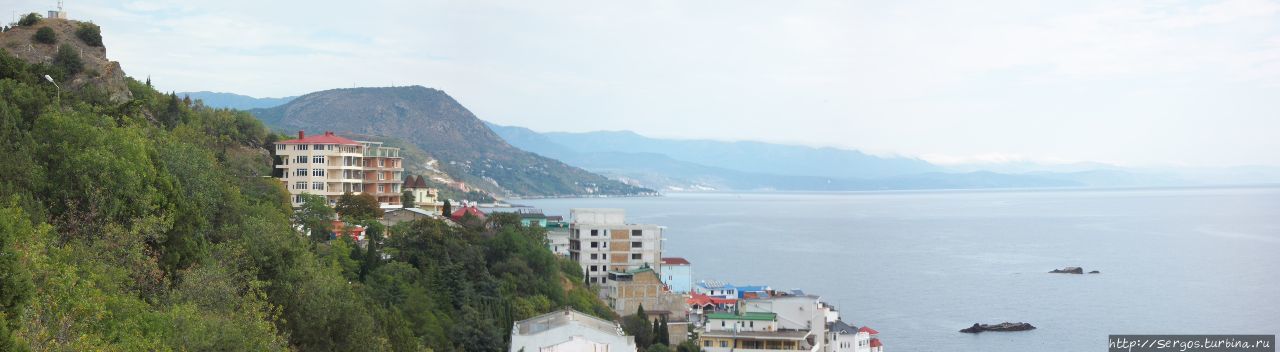 панорама восточного (не самого живописного) ЮБК Республика Крым, Россия