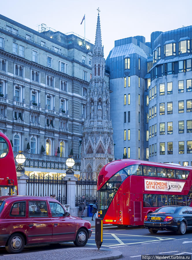 Синий час. CITY OF WESTMINSTER Лондон, Великобритания