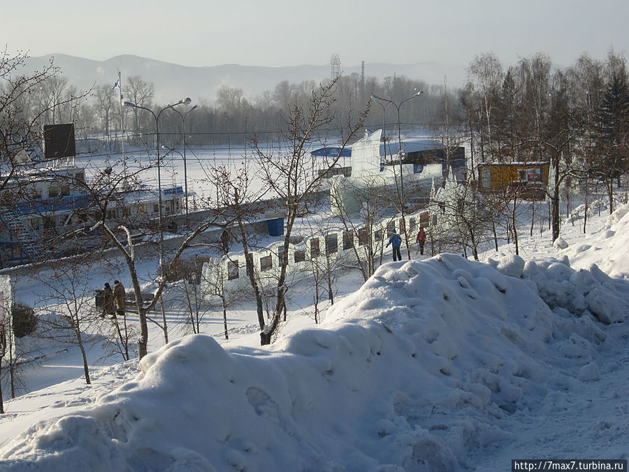 Енисей. Красноярск, Россия