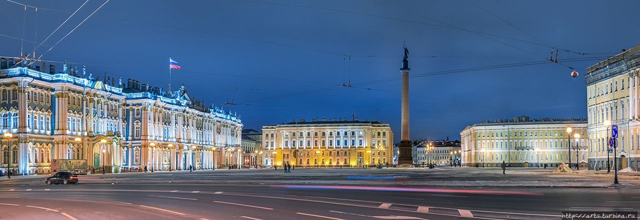 Архитектурный облик Санкт-Петербурга в дневные и ночные часы Санкт-Петербург, Россия