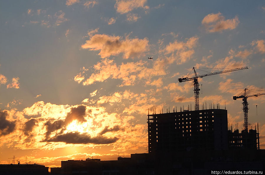 И два мощных заката... Красноярский край, Россия